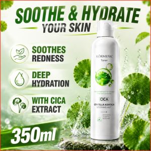 350ml Centella Toner Hydrating Whitening Cica Serum - Soothing Redness Sensitive Skin - Daily Facial Care For Glowing Skin - Fast Absorption Pore Minimizer