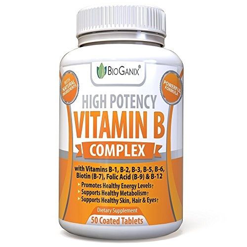 [PRE-ORDER] Bioganix Vitamin B Complex Supplement, Vitamin B12, B1, B2 ...