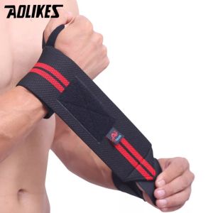 AOLIKES 2Pcs Wrist Wraps Weightlifting Wrist Straps Gym Wrist Band Compression Sport Safety Fitness Training carpal tunnel Wristband Hand Protection