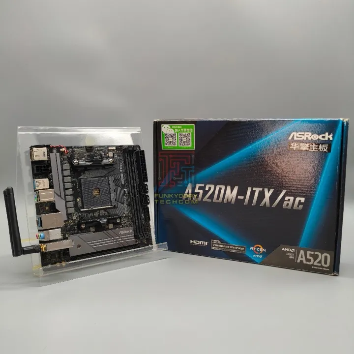 ASRock A520M-ITX/ac Mini ITX AM4 Motherboard