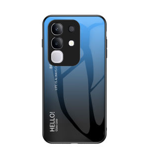 เคสกระจกเทมเปอร์ไล่ระดับสีสำหรับ Vivo Y29 4G 2025เคสโทรศัพท์เคสมือถือสุดหรูสำหรับ VivoY29 Y 29ฝาหลัง