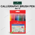 Faber Castell Calligraphy Brush Pen Set 12. 