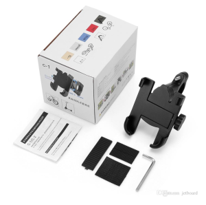 Nicola Aluminum Alloy Cycling Bicycle Stand Bracket Adjustable Bike Bicycle Holder Handlebar Phone Rear View Mirror Phone Holder Stand (Bicycle-C1)