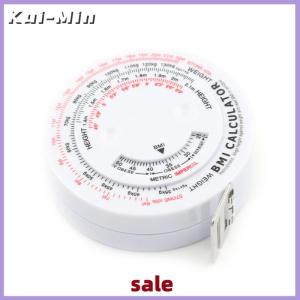 Kui-Min BMI Body Mass Index Retractable Tape 150cm Measure Calculator Diet Weight Loss Tape Measures Tools