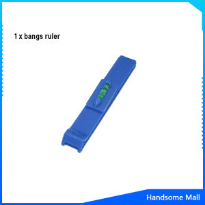 H.S. เครื่องมือตัดผม DIY ไม้บรรทัดวัดระดับผมหน้าม้า ตัดผมหน้าม้า haircut tool