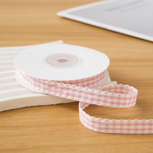 GTRBFDS 10 Yard Plaid Ribbon Gift Wrapping Bouquets 1CM Korean Ribbons  Reusable Gingham Ribbons Flower Bouquet Wrapping