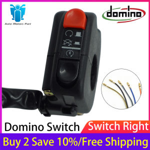 Dominoสวิทช์ขวา (Universal) รถจักรยานยนต์Handlebar Mountบนสวิทช์ปิดสําหรับHonda Yamaha Kawasaki Ktm