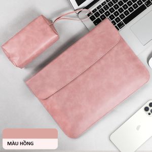 Túi chống sốc cho laptop macbook nắp gập (kèm túi ví)