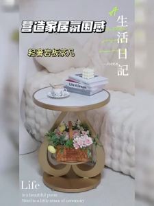 Light Luxury Side Table Simple Modern Side Table Living Room Creative Small Table Balcony Mini Table
