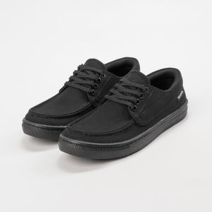 Naz Drako Adh 017 Sepatu Sneakers Casual Pria Hitam Kanvas Tali