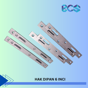 Bracket Ranjang Logam Kuat 6 Inci Warna Silver Set 4 Pasang
