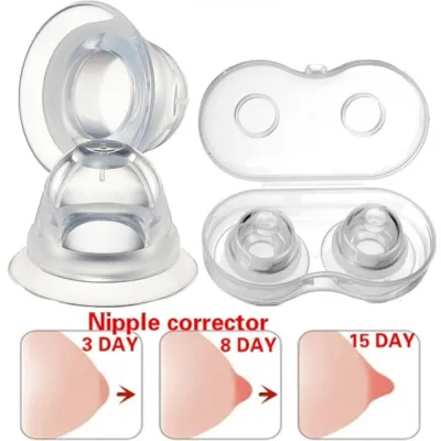 2pcs Nipple Puller Nipple Corrector Nipple sucker Inverted Nipple Corrector Breastfeeding Menyusu Nipple A180