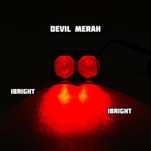 IBRIGHT L8 - Lampu Tembak - 2 Mata Blue Lens