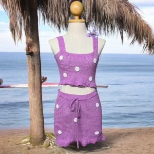 ชุดเซ็ตไหมพรมดอกเดซี่ PL34