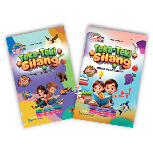Paket Isi 2 Buku Teka Teki Silang Anak Bergambar 1 dan 2 - Brian Publisher