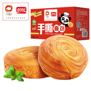 PanPan Hand-Tear Soft Bread Shredded Bread Milky Flavored Bread Shredded Bread Breakfast Pastry Cake New Year Snacks Bread 盼盼手撕面包 层层香西式糕点 办公室休闲零食 早餐点心蛋糕