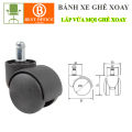 Bánh xe ghế xoay văn phòng, Size tiêu chuẩn phù hợp với tất cả chân ghế xoay- Ghế xoay văn phòng - Ghế game -Ghế xoay khác. 
