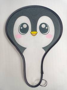 พัดสปริง พัดพับได้ ลายเพนกวิน น่ารักสีสันสดใส