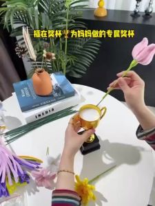 [HỎA TỐC HCM] 2026 Cúp nhựa mạ màu vàng dùng để cắm hoa decor trang trí hoặc làm quà tặng ANGIHOME