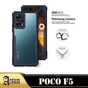 PROMO Case Transparan POCO F5 5G Softcase Cover Air bag hardcase silicon terbaru