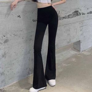 Quần Ống Loe Bigsize 80kg Lưng Cao Legging UMI Ôm Body -XMTĐ-Mã 123A