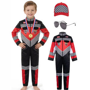 ≮914≯ Halloween childrens racing suit performance costume stage outfit cosplay Party costumes for boys and girls