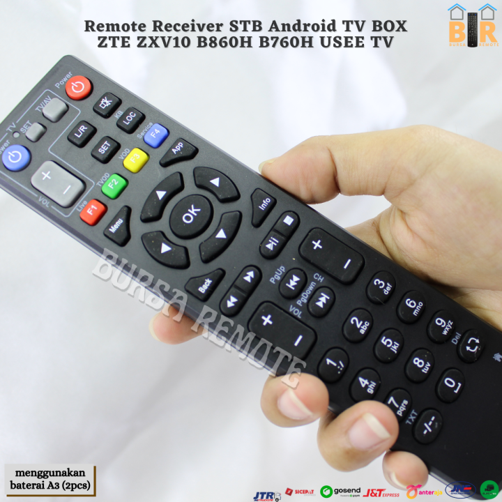 Remote Receiver STB Android MY REPUBLIC TV BOX ZTE ZXV10 B860H B760H Indi MNC PLAY Speedy TV ZTE