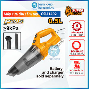 Máy hút bụi không dây INGCO CVLI201261 dùng pin 20V giá rẻ hút sạch bụi cho văn phòng và gia đình  sử dụng mọi ngóc ngách không bao gồm pin sạc