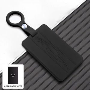 SCH For Chery iCAR V23 NFC Card Car Key Case Cover Liquid Silicone Remote Fob Protector Shell