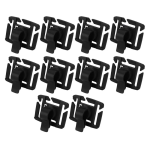 10lots Universals Tube Clip Removable Hydratation Pack Clamp Backpacks Clip for Outdoor Sports Enthusiasts