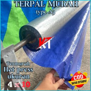 Terpal Plastik Ukuran 4x10 Meter Type A3 Import
