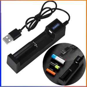 Bộ sạc nhanh pin LJ-4205-1P 18650 14500 16340 USB thông minh 1 ngăn cải tiến thông dụng