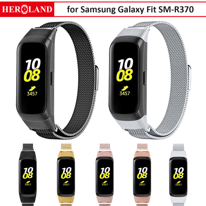 for Samsung Galaxy Fit SM-R370 Milanese Metal Strap Stainless