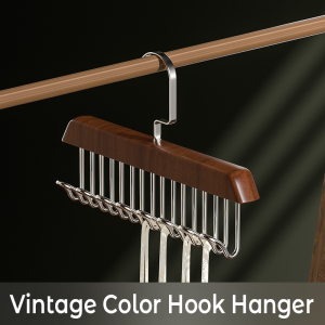 [READY STOCK]Solid Wood Hanger Camisole Clothes Hanger Camisoles Storage Hook Hanger Underwear Vest Storage hanger 衣架
