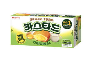 [Original] 카스타드오리지널 Lotte Custard Cream Cake Original (เค้กคัสตาร์ดครีม) 138g