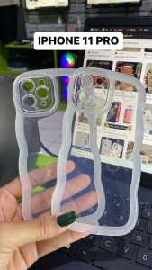 Softcase Gelombang Bening ( IPHONE 11 PRO ) Clear Case Casing Handphone - PGC SHOP