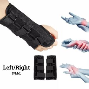 สายรัดข้อมือปรับได้1ชิ้นอุปกรณ์ป้องกันข้ออักเสบมีหลุมข้อมือป้องกันการเคล็ดป้องกันเวลาฝนตก ที่รัดข้อมือ เสริมเหล็ก สายรัดข้อมือ เฝือกข้อมือ ผ้ารัดข้อมือ ผ้าพันข้อมือ