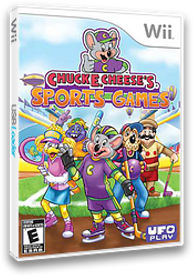 Nintendo WII DVD Game Chuck Cheese's Sports Games SCKE6K