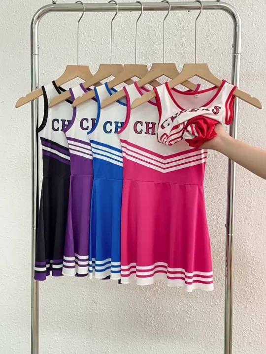 FE Sports Costume Children Cheerleading Uniform Student Dress Dance ...