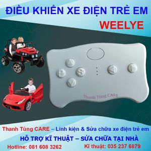 Điều khiển ô tô điện trẻ em TX1 Wellye cho xe Nel803 Nel903 S2388 S2588 S9088...