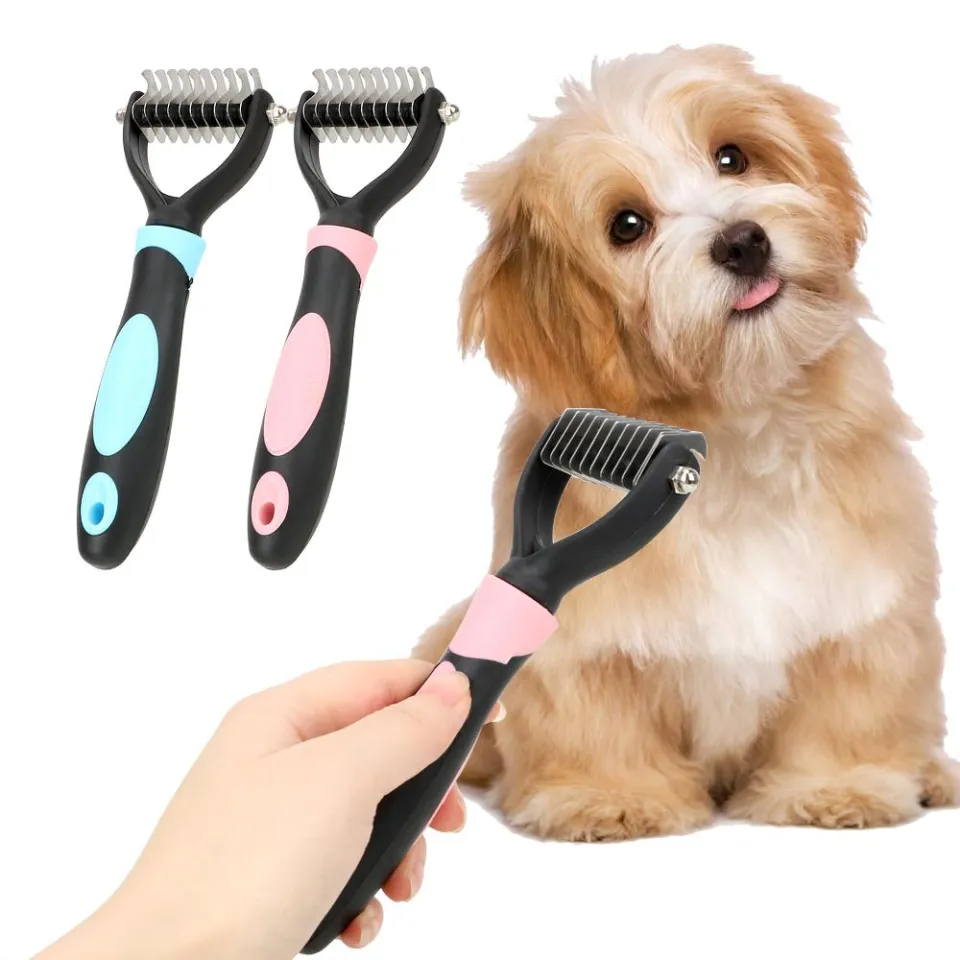 Pet Products Hair Trimmer Comb for Cats Dogs Dog Grooming Shedding