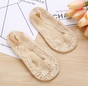 [HCM]Vớ tất nữ mang giày búp bê vải ren thun co dãn tốt (MS 13003) Anna Shop