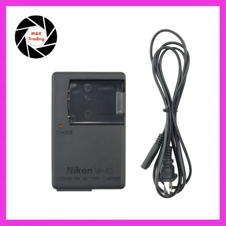 Caricabatterie MH-63 Per Nikon EN-EL10 – Compatibile Con Coolpix S60, S200, S3000 E Altri Modelli