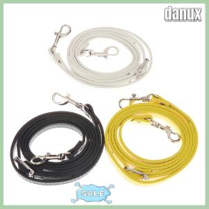 danux 120cm Bag Strap PU Leather Shoulder Bag Strap Bag Handles DIY Replacement Purse Handle Buckle for Handbag Belts Strap Bag Accessories
