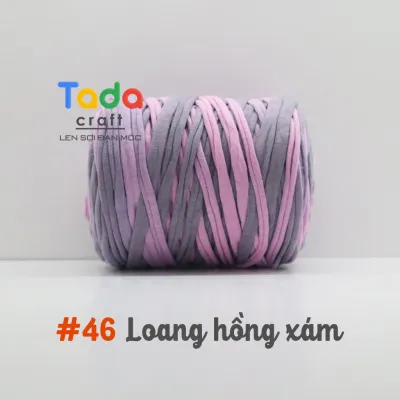 Sợi Vải Loang T-Shirt Yarn Craft Việt Nam (cuộn 250gram)