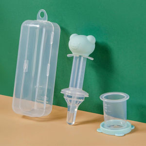 HamshMoc Choke proof Baby Medicine Feeder BPA free Anti-Choke Baby Child Dispenser with Dustproof box Dropper Nipple baby Children Medicine Feeding Set
