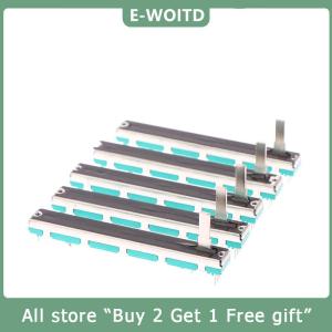 [COD] E-WOITD 5 Pcs 75 MM Double B10K Original B10KX2 Behringer Pot Mixer Fader