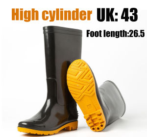Mens Rainboots Waterproof antiskid wear resistant Anti Spike Breathable Thickened sole 40-45