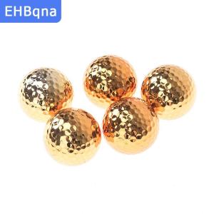 [COD] EHBqna SPORTS zhanghe Earhs 1 PC ลูกกอล์ฟนวนิยายบอลอุปกรณ์กอล์ฟสีทอง