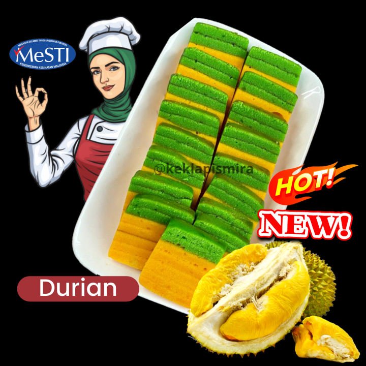 KEK LAPIS SARAWAK MIRA DURIAN SARAWAK LAYER CAKE MIRA DURIAN